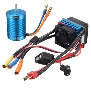 Racing 60A ESC Speed Controller F540-3000KV Brushless Motor For 1/10 1/12 RC Car