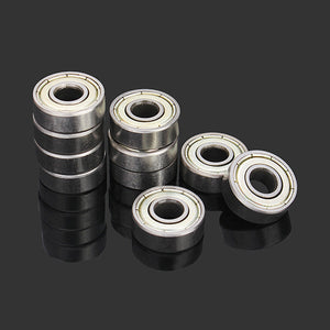 Machifit 10pcs 6x17x6mm 606zz Steel Sealed Shielded Deep Groove Ball Bearing