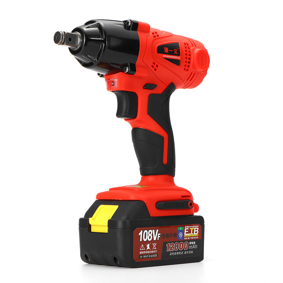 320N.m 108VF 12800mA Cordless Impact Drill Electric Wrench Driver Kit Powerful Combo Kits