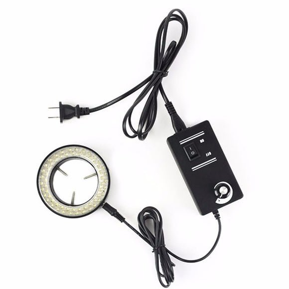 60 LED Adjustable Ring Light Illuminator Lamp For STEREO ZOOM Microscope