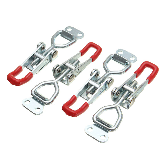 4Pcs Toggle Galvanized Iron Latch Catches Hasp for Case Box Chest Trunk