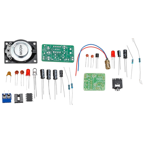 SSY Components + PCB Board Parts Laser Tube Transmitting Audio Receiving Kit Wireless DIY Audio Transmitting Transmitter Electronic Kit