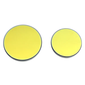 3Pcs Reflective Mirror Reflector Si Coated Gold for CO2 Laser Cutting Engraving