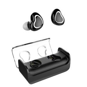 [Truly Wireless] bluetooth 5.0 Twins Stereo In-Ear Earphone Earbuds Lightweight With Charging Case