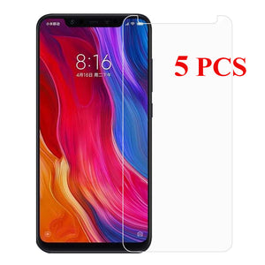 5 PCS Bakeey Anti-Explosion Tempered Glass Screen Protector For Xiaomi Mi 8 / Mi 8 Explorer Edition / Mi 8 Pro