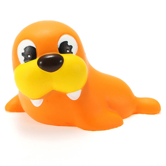 Squishy Walrus 12cm Soft Slow Rising Animals Cartoon Collection Gift Decor Toy