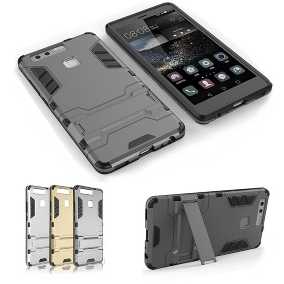 Hybrid Shockproof Heavy Duty Hard Case Stand Cover For HUAWEI P9