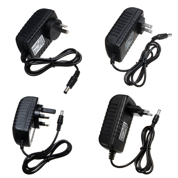 AC100-240V to DC12V 3A 36W EU US UK AU Plug Power Supply Adapter for LED Strip Light 5.5*2.1mm