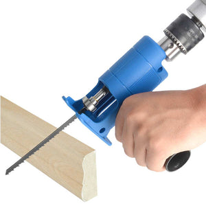 Drillpro Reciprocating Saw Attachment Adapter Change Electric Drill Into Reciprocating Saw for Wood Metal Cutting