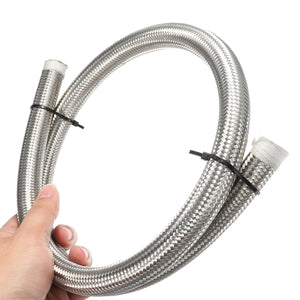 Stainless Steel Braided Pipe Oil/Fuel Coolant Hose Fuel Hose 10AN 1M