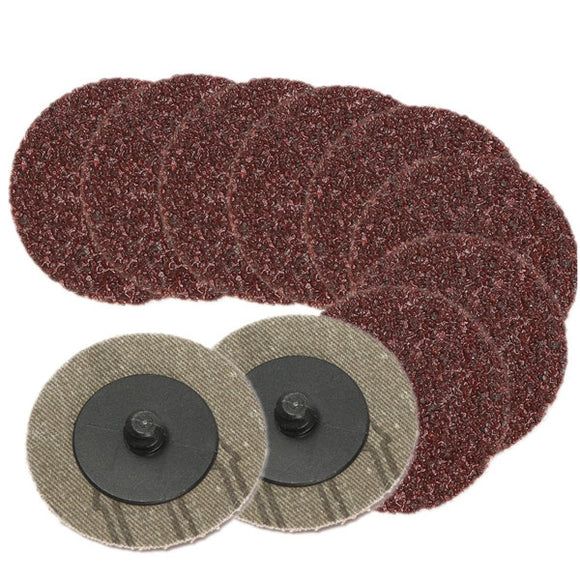 10pcs 2 Inch 50mm 36 Grit Roll Lock Sanding Discs