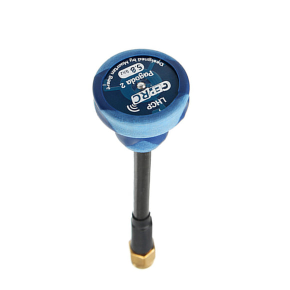 GEPRC GEP-Pagoda2 5.8G 2dBi FPV Antenna SMA/RP-SMA Green RHCP/Blue LHCP 8.5cm 85mm