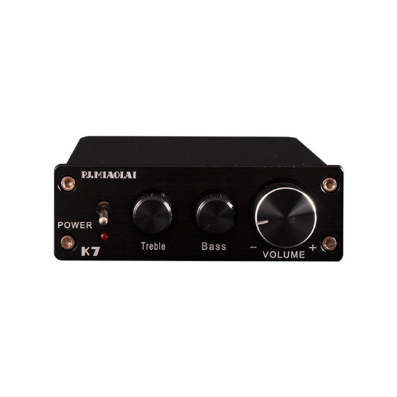 PJ.MIAOLAI K7 TDA7498 200W 2CH Bass Treble HIFI Lossless Amplifier