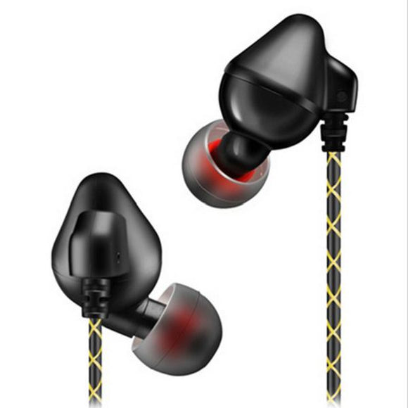 QKZ QF2 Stereo In-Ear Earphone Piston Headset With Mic For Smartphone