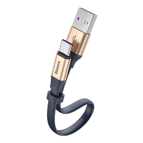 Baseus 40W 5A 23cm Super Charge USB Type C Data Cable for Samsung S10 Xiaomi 8 9 Huawei P30 Pro Mate 20