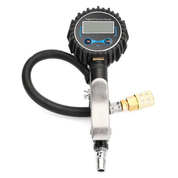 200psi Tire Pressure Gauge Digital Tire Inflator LCD Display