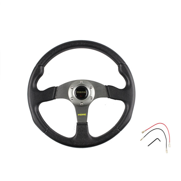 350mm 14 Inch Universal Sport Racing Car PVC Steering Wheel Modified Car Steering Wheel