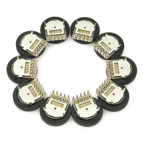 10pcs A103 10K 16mmx2.8mm Potentiometers Adjustment Switch