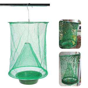 Fly Trap Insect Trap Net Gardening Hanging Folding Reusable Drosophila Insect Hog Catcher Killer