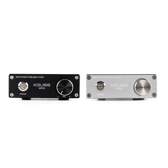 KGUSS MP02 LP Vinyl Record Turntable Player PHONO Preamplifier Amplifier Support RCA GND