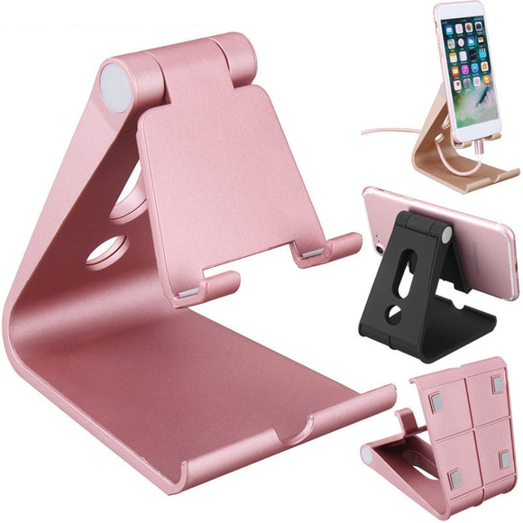 Universal Desk Desktop Phone Stand Aluminum Holder Bracket for iPhone Samsung Xiaomi Tablet