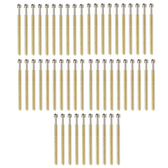 50pcs P75-D2 Dia 1.02mm 100g Spring Test Probe Pogo Pins