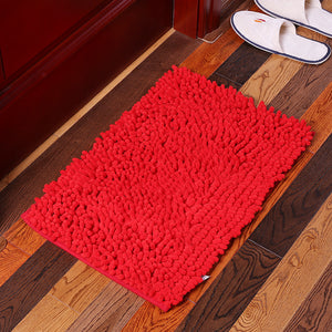 KCASA KC-334 40x60cm Chenille Thick Hair Soft Mat Machine Washable Bathroom Anti Slip Absorbent Carp