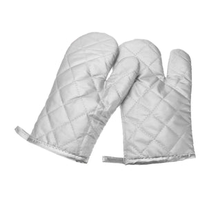 Heat-insulated Glove Cotton Silver Coated Oven Mitts Baking Protective Microwave Oven Gloves