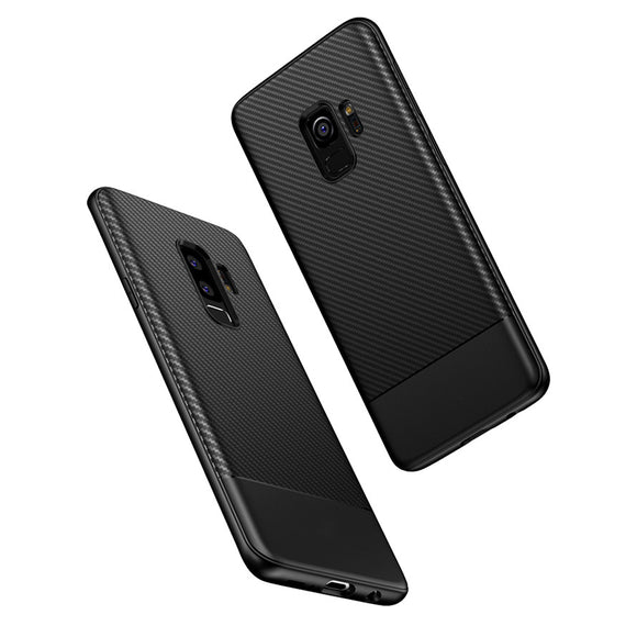 Ultra Thin Shockproof Carbon Fiber Soft TPU Case for Samsung Galaxy S9