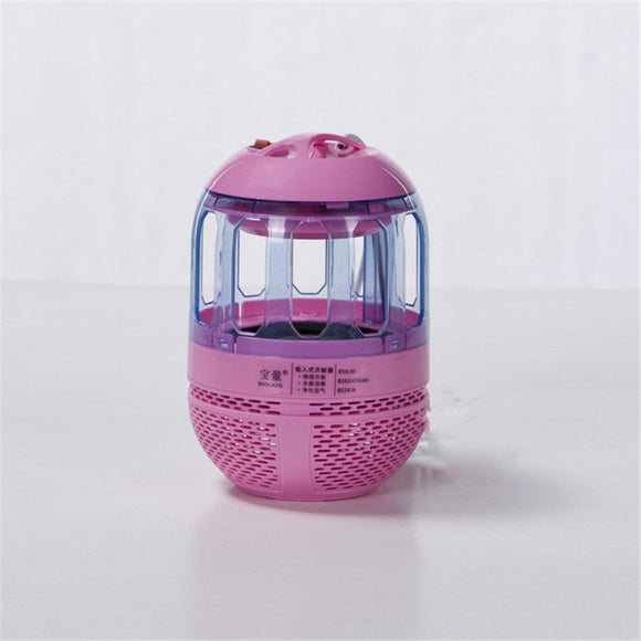 CLAITE USB Electric Mosquito Killer Lamp LED Photocatalyst UV Night Light Mute Radiationless Household Mosquito Traps Bug Zapper