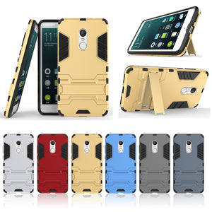 Hybrid Armor Shockproof Stand Hold TPU & PC Back Protective Case For Xiaomi Redmi Note 4X