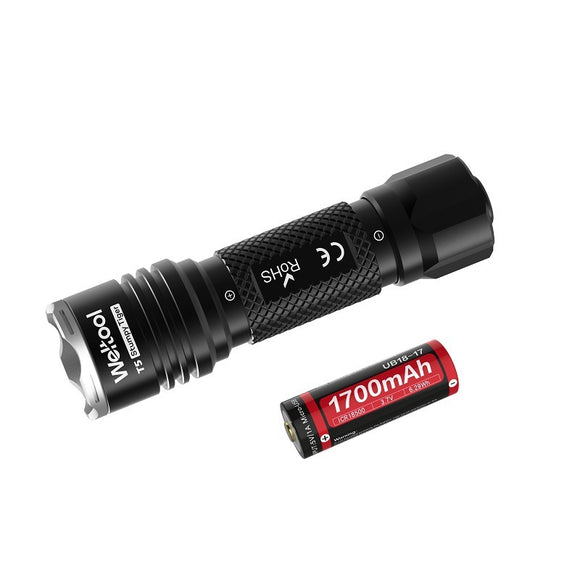 Weltool 420 Lumens Tactical Flashlight 18650 Battery USB Rechargeable 3 Modes Torch Light Waterproof Outdoor Hunting Emergency Lamp