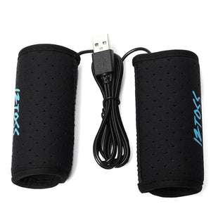 5V 2A 7.5W USB Electric Heated Handlebar Grips Warm Motorcycle Scooter