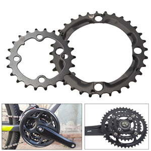 32T/22T Round Black Chainring Bicycle Repair Discs For 9 Speed Crank CrankSet