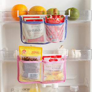 Honana HN-B15 Refrigerator Hanging Storage Bag Kitchen Mesh Organizer Seasoning Bags