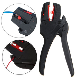 FS-D3 Spring Steel Self-Aligning Insulated Wire Stripping Pliers Cutter 0.08-6mm