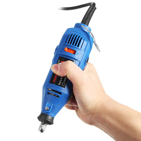 Raitool 110/220V Electric Grinder Rotary Tool Precision Electrical Hand Drill 5 Variable Speed