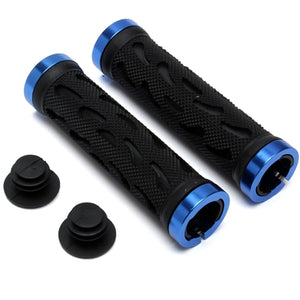 Double Lock On MTB Handlebar Grips Locking BMX MTB Road Bike Bicycle Handlebar