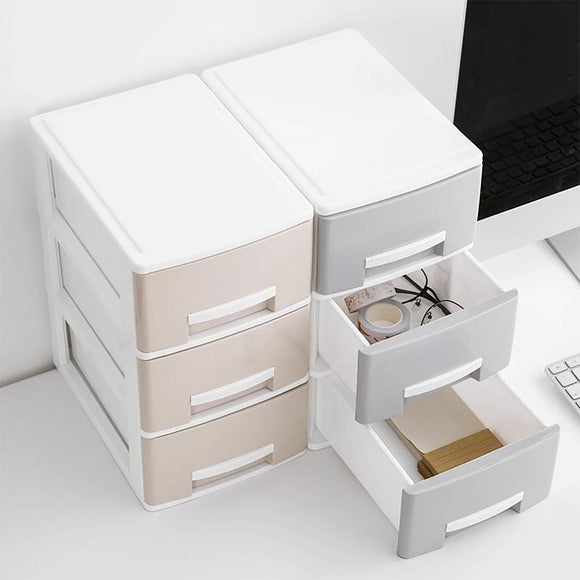 Mini Home Desk Neat Desktop Drawer Makeup Jewelry Necklace Box Storage Desktop Organizer