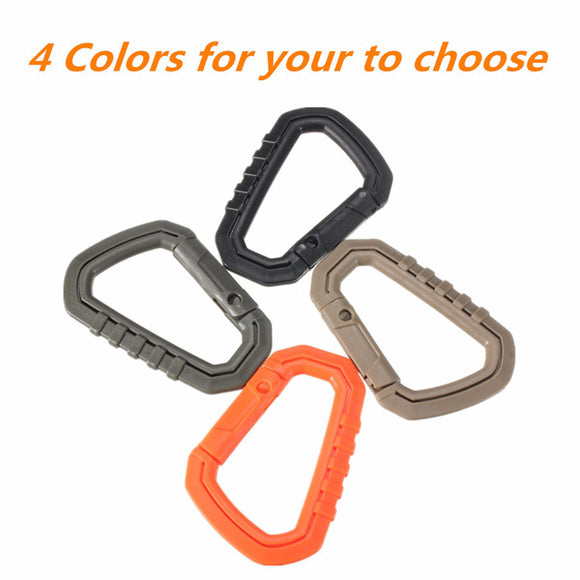 Mini Plastic Buckle Hiking Camping Tools Gift Tools 4 Colors for Opition