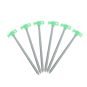 Stainless Steel Pegs Tent Stakes Heavy Duty Camping Glow Luminous Nail