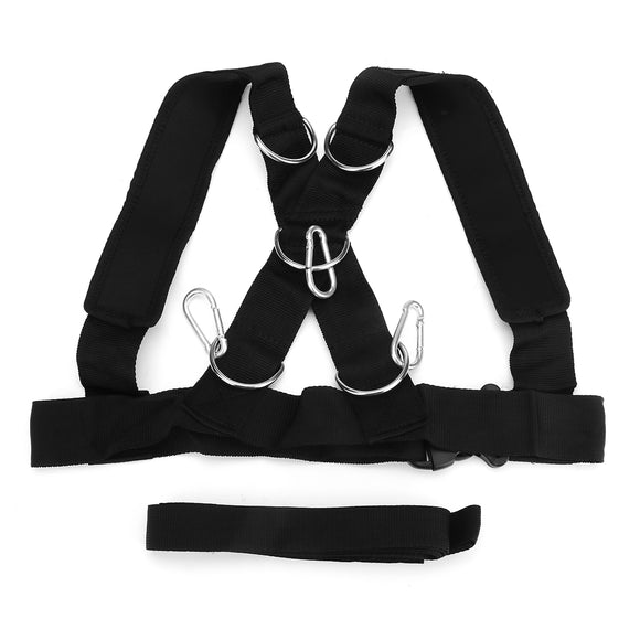 Portable Sled Harness Adjustable Strength Speed Training Strap Workout Pull Band Fitness Yoga Belt