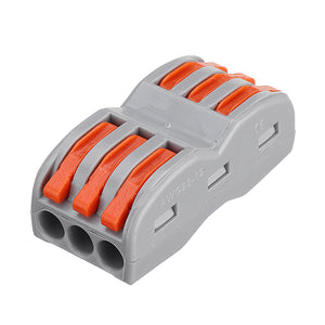 3Pin Wire Docking Connector Termainal Block Universal Quick Terminal Block SPL-3 Electric Cable Wire Connector Terminal 0.08-4.0mm