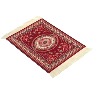 28x18cm Concentric Circle Bohemia Style Persian Rug Mouse Pad For Desktop PC Laptop Computer