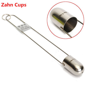 4.39mm Stainless Steel Zahn Cups 4 Paint Viscosity Cup Silver