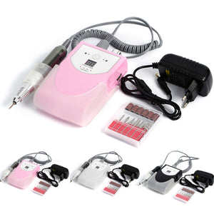 30000RPM  Adjustable Speed LCD Rechargeable Electric Rotary Nail File Drill Machine Manicure Tool