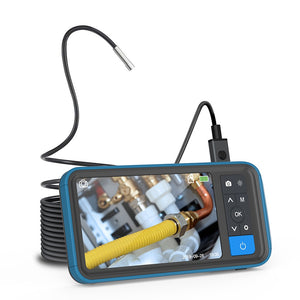 MS450 5.5mm Single Lens 1080P Industrial Borescope 4.5 Inch Screen Waterproof Snake Camera with 6 LED For Pipeline Drain Sewer Inspection Cam