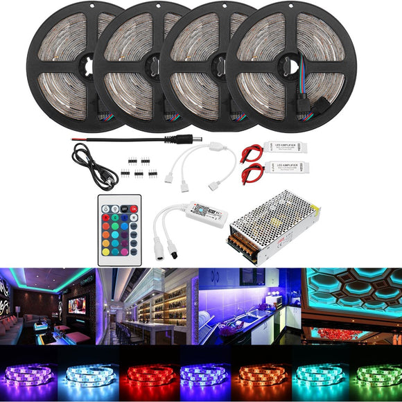 20M 2835 RGB Flexible Waterproof LED Strip Light Kit Alexa Smart Home Wifi Control APP AC110-240V