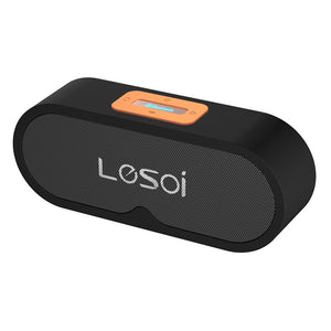 LESOI F1 Outdoor Portable Heavy Bass FM Radio Bluetooth 4.2 Speaker with MIC for iPhone Sansumg