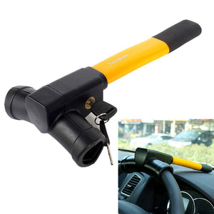 Universal Anti-thief Retractable T-bar Auto Lock T-Shaped Auto Steering Wheel Lock Car Security Protection Safety Immobilizer